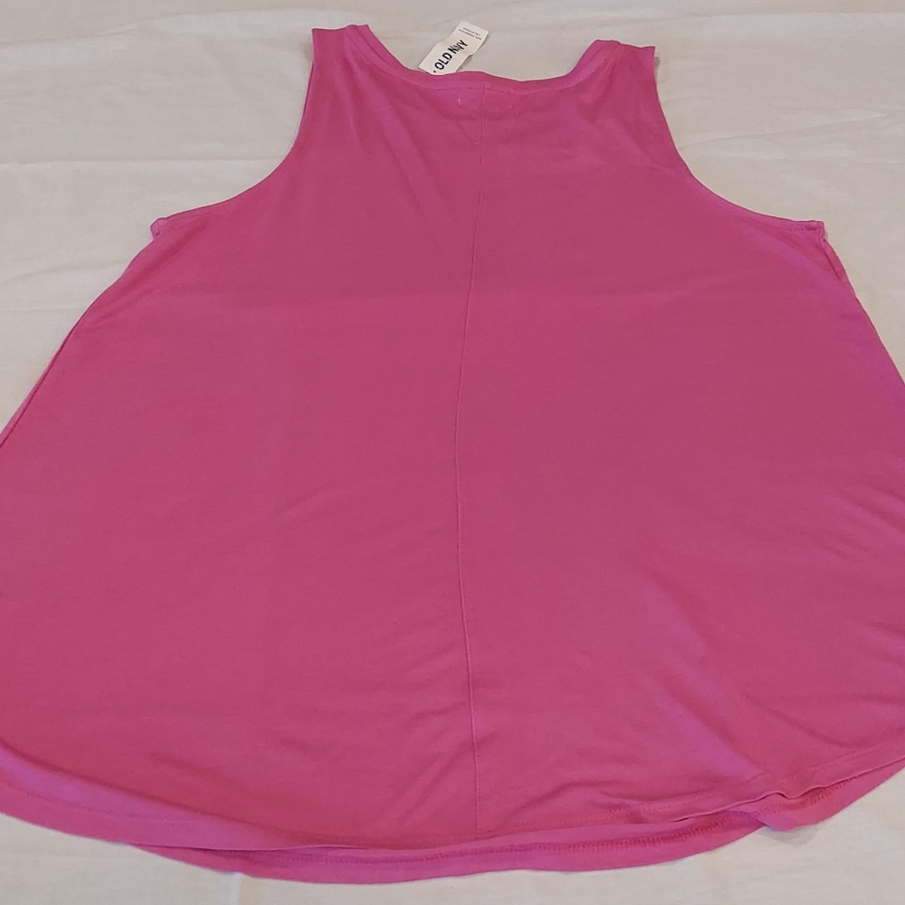 Old Navy Relaxed Pink Tank Top Size Medium - Picture 7 of 14